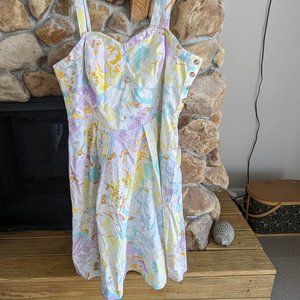 Maeve Sleeveless Sweetheart Corset A-Line Dress